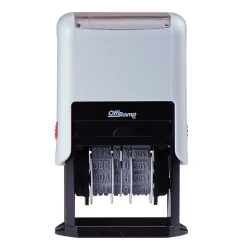 Stamps & Stamp Pads|Offistamp Self-Inking Rectangle Date Stamp, Black Ink (034506)