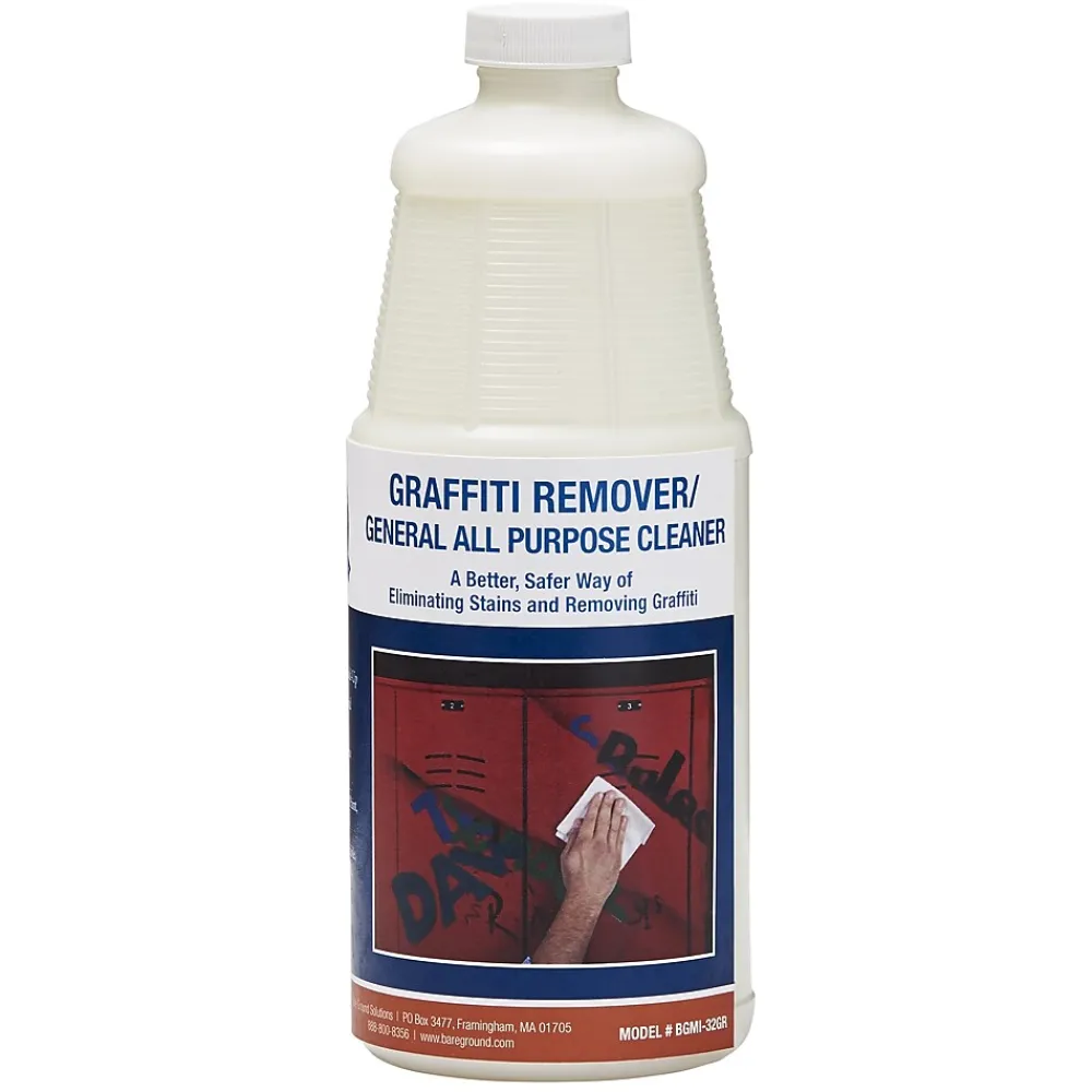 Graffiti Remover and Cleaner, 32 oz./1 qt. (BGMI-32GR)<One Shot Coatings by Bare Ground Online