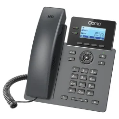 Ooma 2-Line VOIP Phone with Digital Answering, Black (2602)