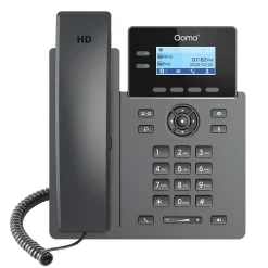 Ooma 2-Line VOIP Phone with Digital Answering, Black (2602)
