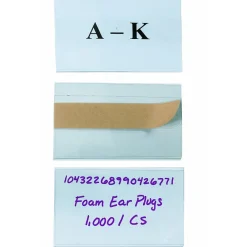 Labels|Unbranded Open Edge 3" x 5" Self Adhesive Label Holders, Clear (LH105)