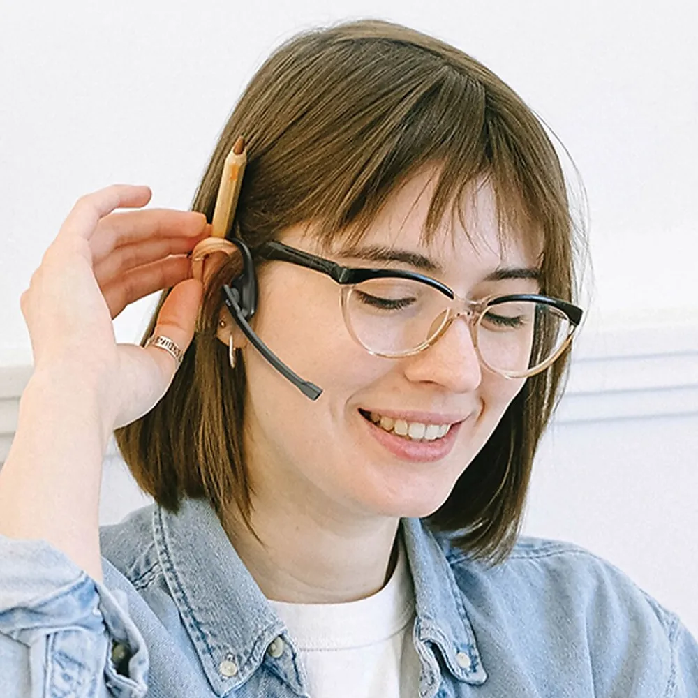 Chat+ Wireless Noise Canceling On-Ear, Bluetooth, Black (OPNCHAT)<OPN Sound Clearance