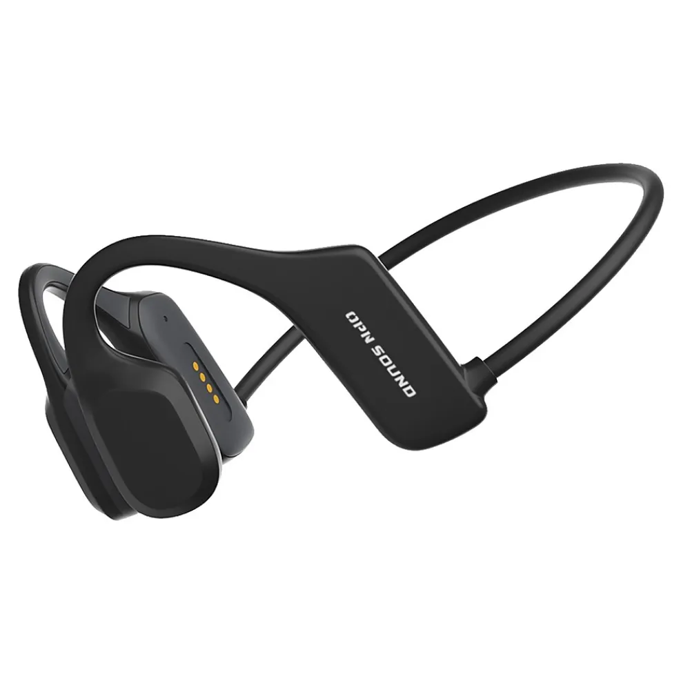 Mercato Bluetooth Open-Ear Neckband Headphones with Microphone, Black (DA3000BL)<OPN Sound