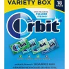 Orbit Variety Box Sugar Free Gum, Assorted Flavors, 12.8 oz., 252 Pieces/Pack, 18/Pack (220-00568)