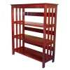 Bookcases*Ore International ® Home Decorators Collection 3 Tier Rubberwood Bookcase, Cherry