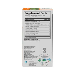 Organic India Decaf Tulsi Turmeric Ginger Tea Bags, 18/Box (801541512324)