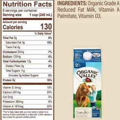 Organic Valley 2% Milk, 64 oz., 3/Pack (307-00347)