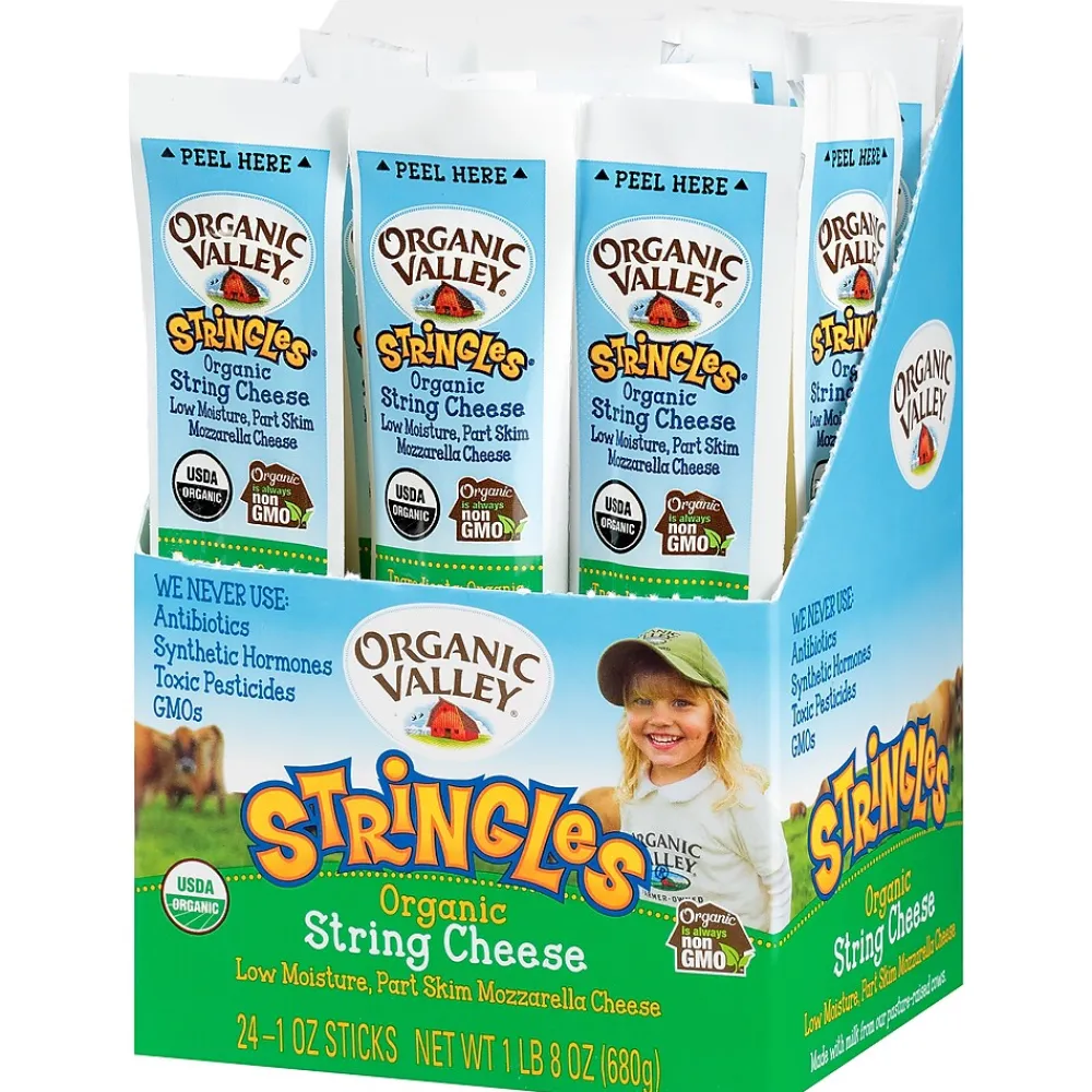 Organic Valley Mozzarella String Cheese, 24/Each (307-00328)