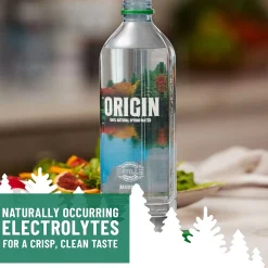 Poland Spring ORIGIN, 100% Natural Spring Water, 900 mL, Recycled Plastic Bottle (12 Count)
