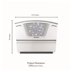 15.5" x 11.5" Aluminum Small Laptop Riser Stand, Gray (OB-A2B)<OTM Essentials Discount