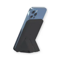 Magnetic Wireless USB-A/USB-C Charger with Stand for Smartphones/Tablets, Black (OB-SMSPB2)<OTM Essentials Outlet