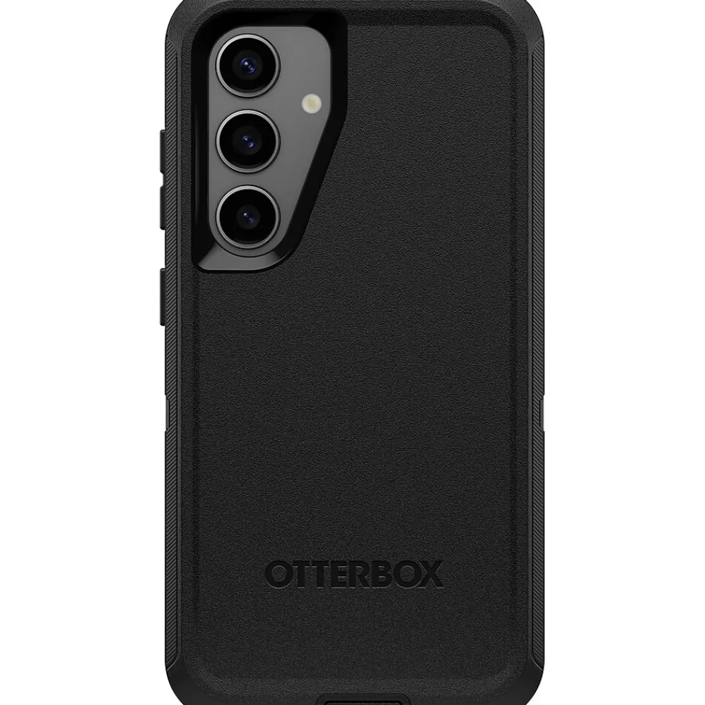OtterBox Defender Holster Case for Galaxy S24, Shock Absorbing, Black (77-94478)
