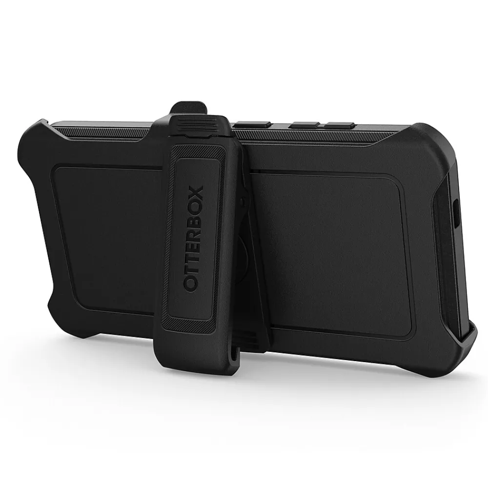 OtterBox Defender Holster Case for Galaxy S24, Shock Absorbing, Black (77-94478)