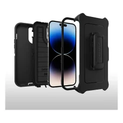 OtterBox Defender Series Pro Black Rugged Case for iPhone 14 Pro Max (77-88714)