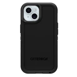 OtterBox Defender XT MagSafe Rugged Case for iPhone 15/14/13, Shock Absorbing, Black (77-92972)