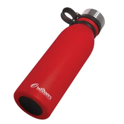 Outdoors Professional Stainless Steel Double-Walled Vacuum-Insulated Travel Bottle, 20 oz., Red (OUTD0247)
