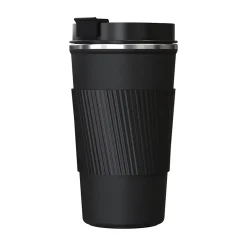 Stainless Steel Double-Walled Vacuum Insulated Coffee Cup, 17.2 oz., Black (OUTD9447)<Outdoors Professional Outlet