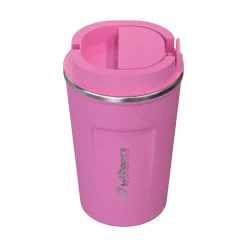 Stainless Steel Double-Walled Vacuum Insulated Coffee Cup, 12.8 oz., Pink (OUTD9430)<Outdoors Professional New
