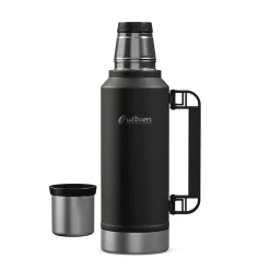 Stainless Steel Vacuum Insulated Termo Classic Water Bottle, 33 oz., Black (OUTD9355)<Outdoors Professional Sale