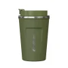 Stainless Steel Double-Walled Vacuum-Insulated Coffee Cup, 12.8 oz., Olive Green (OUTD9423)<Outdoors Professional Hot