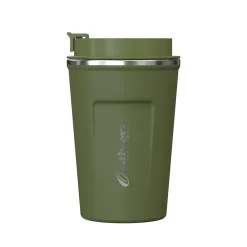 Stainless Steel Double-Walled Vacuum-Insulated Coffee Cup, 12.8 oz., Olive Green (OUTD9423)<Outdoors Professional Hot