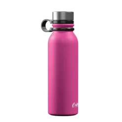 Outdoors Professional Stainless Steel Double-Walled Vacuum-Insulated Travel Bottle, 20 oz., Pink (OUTD9270)