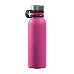 Outdoors Professional Stainless Steel Double-Walled Vacuum-Insulated Travel Bottle, 20 oz., Pink (OUTD9270)