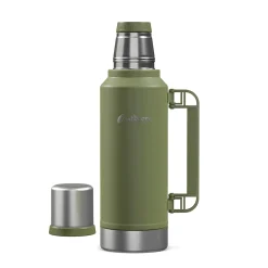 Stainless Steel Vacuum Insulated Termo Classic Water Bottle, 33 oz., Green (OUTD9362)<Outdoors Professional Hot