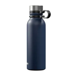 Outdoors Professional Stainless Steel Double-Walled Vacuum-Insulated Travel Bottle, 20 oz., Navy Blue (OUTD9263)