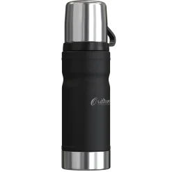 Outdoors Professional Stainless Steel Vacuum Insulated Termo Go Water Bottle, 25.3 oz., Black (OUTD9324)