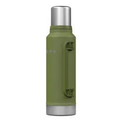 Stainless Steel Vacuum Insulated Termo Classic Bottle with Carry Handle, 47 oz., Green (OUTD9409)<Outdoors Professional Sale