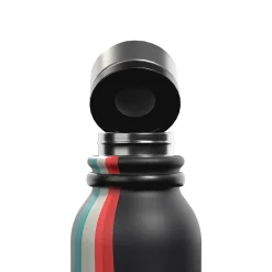 Outdoors Professional Stainless Steel Double-Walled Vacuum-Insulated Travel Bottle, 20 oz., Retro Good Vibes (OUTD9294)