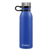 Outdoors Professional Stainless Steel Double Wall Insulated Travel Bottle, 20 oz., Blue (OUTD1312)