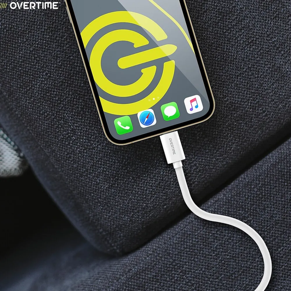 USBC Certified Charging Cables USB-C to USB-C Charging Cable, 6 ft., White, 3/Pack (MFIBLACK10FT)<Overtime Clearance