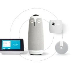 New Owl Labs Meeting Owl 3 HD 1080p Conferencing Webcam, White (MTW300-1000)