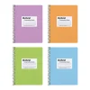 Composition Notebooks|Oxford Composition Notebooks, 7.5" x 9.75", College Ruled, 80 Sheets, Assorted Colors, 4/Pack (64947)