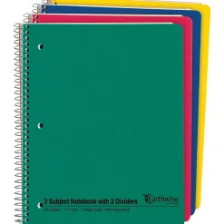 Subject Notebooks|Oxford Earthwise 3-Subject Notebooks, 8.5