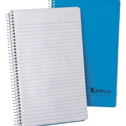 Subject Notebooks|Oxford Earthwise 1-Subject Notebooks, 6" x 9.5", College Ruled, 80 Sheets, Blue (25-203R)
