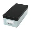Index Cards*Oxford Index Card File Box, 1000-Card Capacity, Blue Fog/Black (OXF 406355)