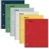 Subject Notebooks|Oxford 1-Subject Notebooks, 9" x 11", College Ruled, 100 Sheets, Assorted Colors, 6/Pack (25-009R)