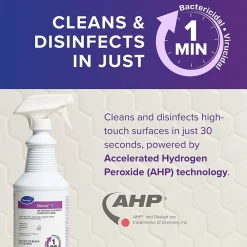 1 Accelerated Hydrogen Peroxide Ready-to-Use Spray, 32 oz., 12/Carton (100850916)<Oxivir Hot