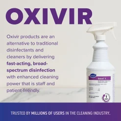 1 Accelerated Hydrogen Peroxide Ready-to-Use Spray, 32 oz., 12/Carton (100850916)<Oxivir Hot