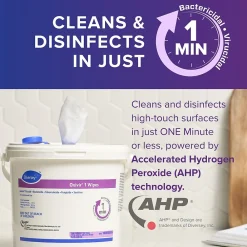 Disinfecting Wipes, 160 Wipes/Container, 4/Carton (100850924)<Oxivir Clearance