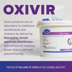 Disinfecting Wipes, 160 Wipes/Container, 4/Carton (100850924)<Oxivir Clearance