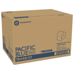 High Capacity Toilet Paper, 2-Ply, White, 1000 Sheets/Roll, 48 Rolls/Carton (19448/01)<Pacific Blue Basic Sale