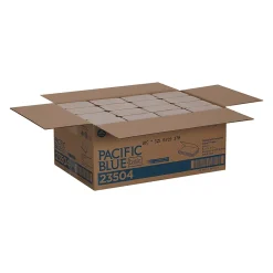 Pacific Blue Basic Recycled Single Fold Paper Towels, 1-ply, 250 Sheets/Pack, 16 Packs/Carton (23504)
