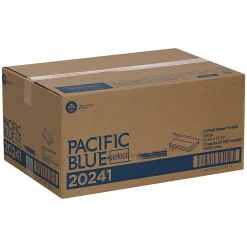 Pacific Blue Select C-Fold Paper Towels, 1-ply, 200 Sheets/Pack, 12 Packs/Carton (20241)