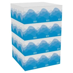 Facial Tissue, 2-ply, 100 Tissues/Box, 36 Boxes/Pack (46200)<Pacific Blue Select Hot
