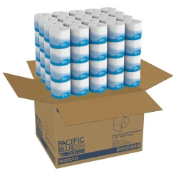 Standard Toilet Paper, 2-Ply, White, 550 Sheets/Roll, 80 Rolls/Carton (18280/01)<Pacific Blue Select Sale