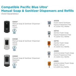 Foaming Soap Refills, 40.5 Oz., 4/Carton (43714)<Pacific Blue Ultra New
